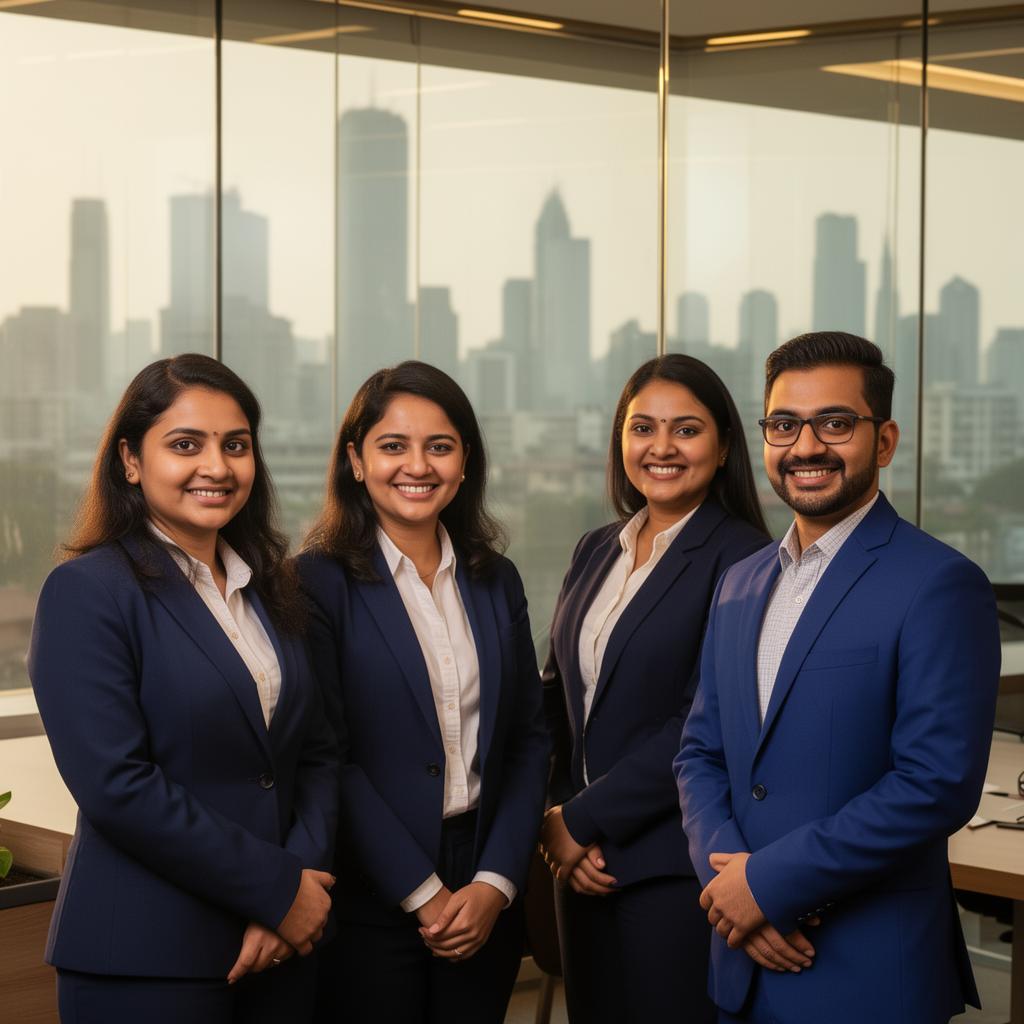 7 Wings Immigration consultants at the Hyderabad office